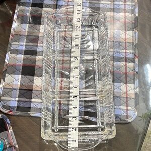 Vintage Cut Glass Tray